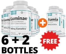 6 Bottles of Luminae + 2 FREE Bottles of Cravings Crushing Aamia!